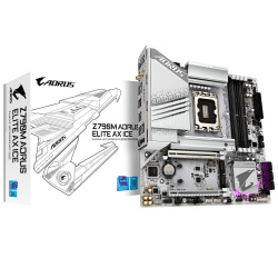 Motherboards GIGABYTE MB GIGABYTE Z790M A ELITE AX ICE